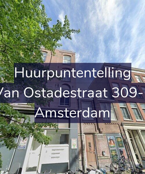 Foto gevel Huurpuntentelling voor Van Ostadestraat 309-F, Amsterdam