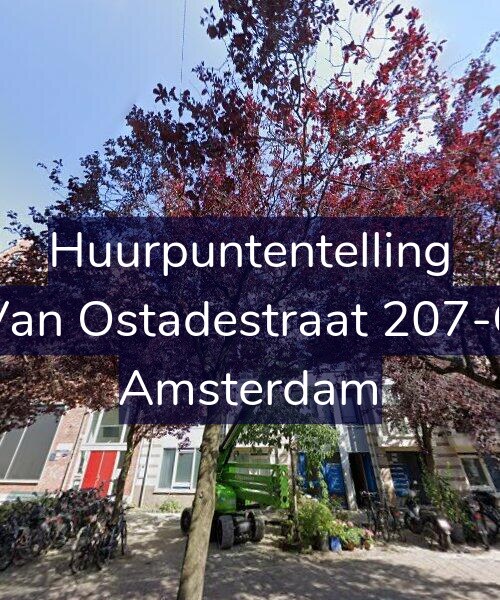 Foto gevel Huurpuntentelling voor Van Ostadestraat 207-C, Amsterdam
