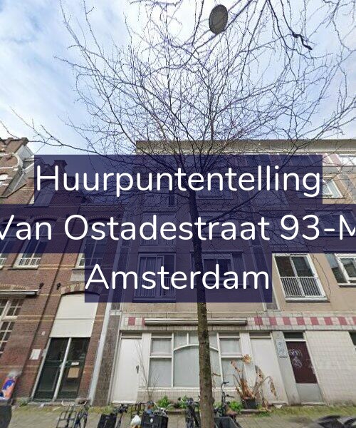 Foto gevel Huurpuntentelling voor Van Ostadestraat 93-M, Amsterdam