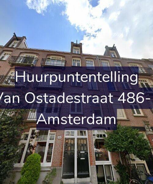 Foto gevel Huurpuntentelling voor Van Ostadestraat 486-1, Amsterdam