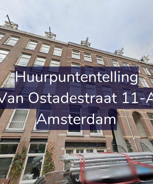 Foto gevel Huurpuntentelling voor Van Ostadestraat 11-A, Amsterdam