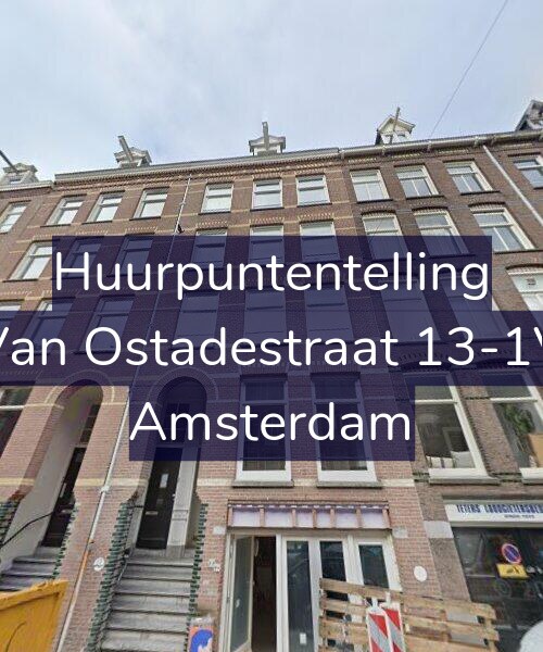 Foto gevel Huurpuntentelling voor Van Ostadestraat 13-1V, Amsterdam