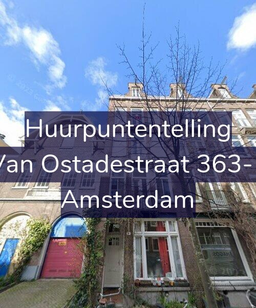Foto gevel Huurpuntentelling voor Van Ostadestraat 363-1, Amsterdam