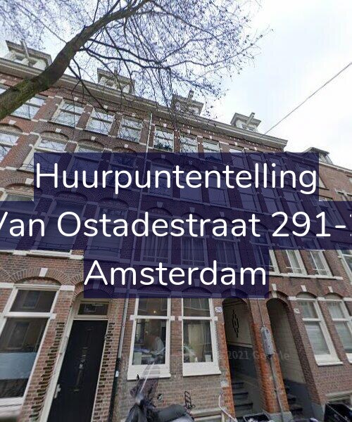 Foto gevel Huurpuntentelling voor Van Ostadestraat 291-2, Amsterdam