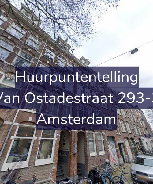 Foto gevel Huurpuntentelling voor Van Ostadestraat 293-3, Amsterdam