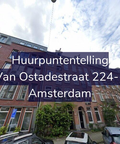 Foto gevel Huurpuntentelling voor Van Ostadestraat 224-1, Amsterdam