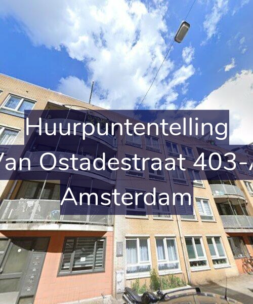 Foto gevel Huurpuntentelling voor Van Ostadestraat 403-A, Amsterdam