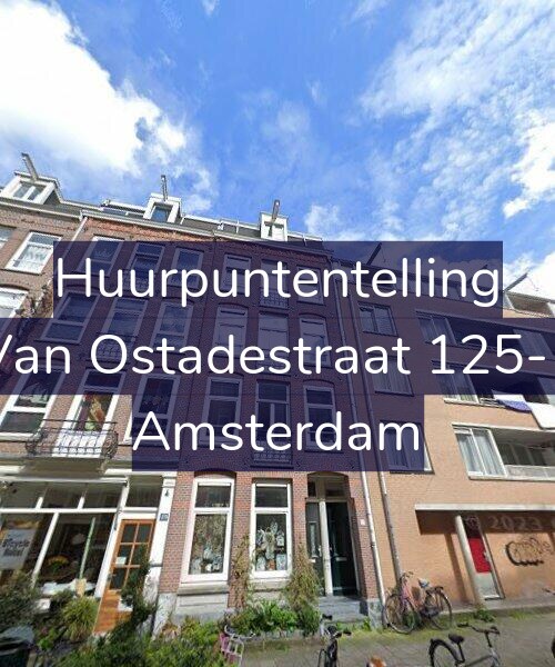 Foto gevel Huurpuntentelling voor Van Ostadestraat 125-1, Amsterdam