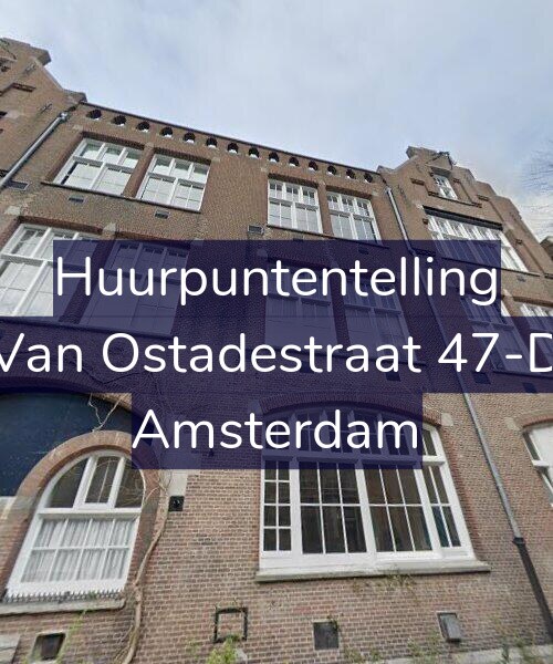 Foto gevel Huurpuntentelling voor Van Ostadestraat 47-D, Amsterdam