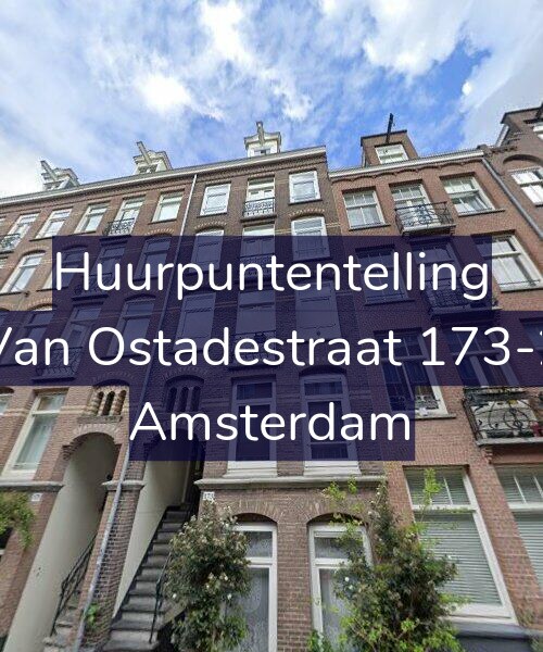 Foto gevel Huurpuntentelling voor Van Ostadestraat 173-2, Amsterdam