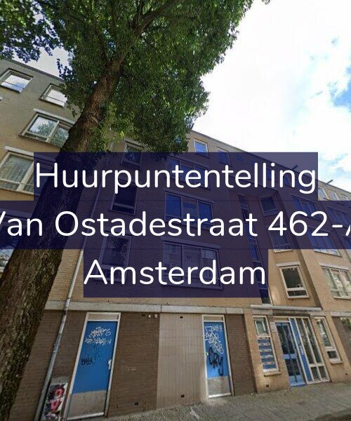 Foto gevel Huurpuntentelling voor Van Ostadestraat 462-A, Amsterdam