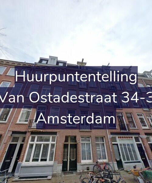 Foto gevel Huurpuntentelling voor Van Ostadestraat 34-3, Amsterdam