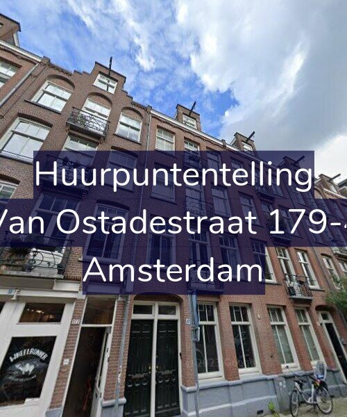 Foto gevel Huurpuntentelling voor Van Ostadestraat 179-4, Amsterdam