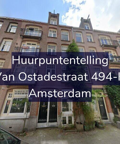 Foto gevel Huurpuntentelling voor Van Ostadestraat 494-H, Amsterdam