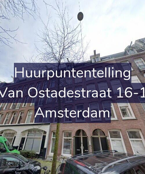 Foto gevel Huurpuntentelling voor Van Ostadestraat 16-1, Amsterdam