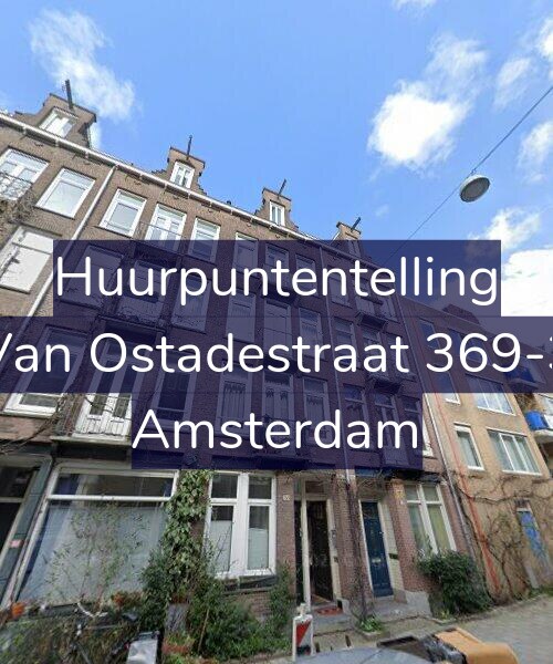 Foto gevel Huurpuntentelling voor Van Ostadestraat 369-3, Amsterdam