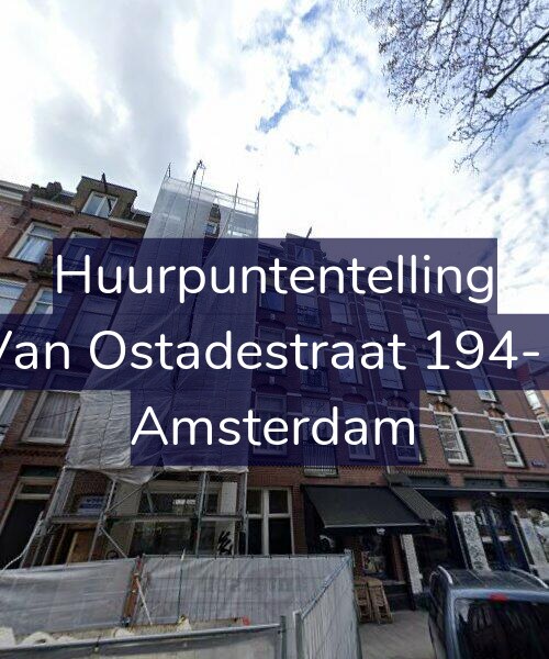 Foto gevel Huurpuntentelling voor Van Ostadestraat 194-1, Amsterdam