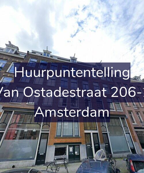 Foto gevel Huurpuntentelling voor Van Ostadestraat 206-2, Amsterdam