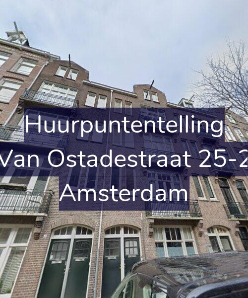 Foto gevel Huurpuntentelling voor Van Ostadestraat 25-2, Amsterdam