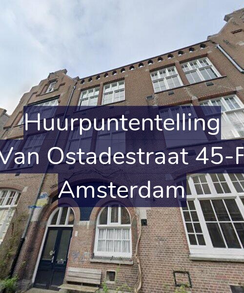 Foto gevel Huurpuntentelling voor Van Ostadestraat 45-F, Amsterdam