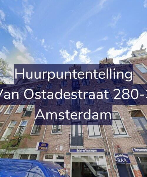 Foto gevel Huurpuntentelling voor Van Ostadestraat 280-3, Amsterdam