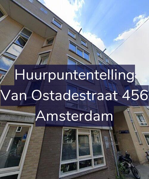 Foto gevel Huurpuntentelling voor Van Ostadestraat 456, Amsterdam
