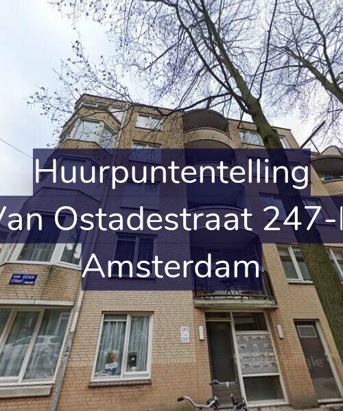 Foto gevel Huurpuntentelling voor Van Ostadestraat 247-B, Amsterdam