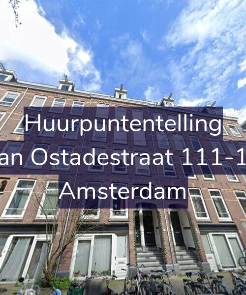 Foto gevel Huurpuntentelling voor Van Ostadestraat 111-1V, Amsterdam
