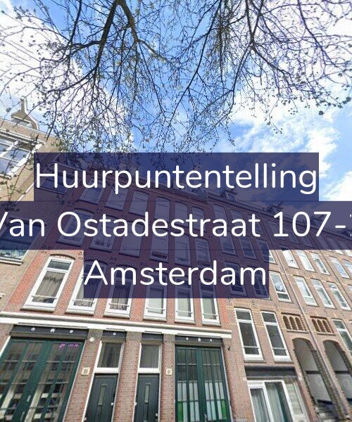 Foto gevel Huurpuntentelling voor Van Ostadestraat 107-2, Amsterdam