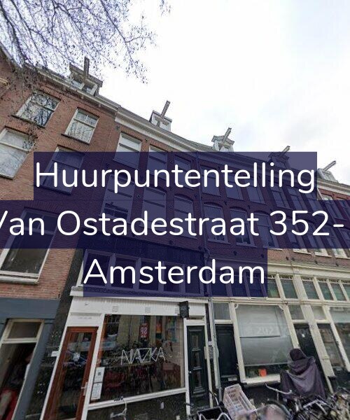 Foto gevel Huurpuntentelling voor Van Ostadestraat 352-1, Amsterdam