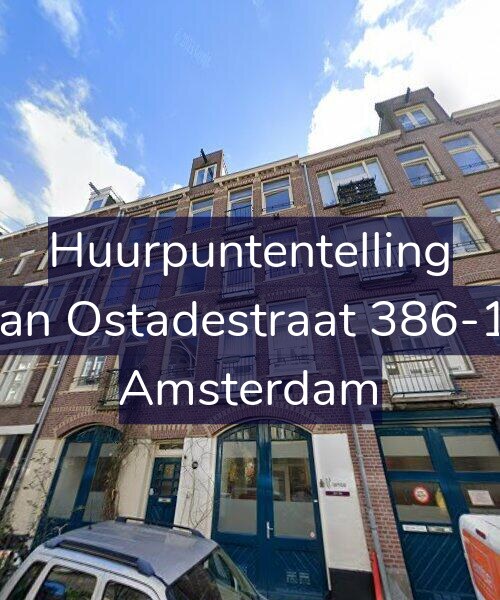 Foto gevel Huurpuntentelling voor Van Ostadestraat 386-1L, Amsterdam