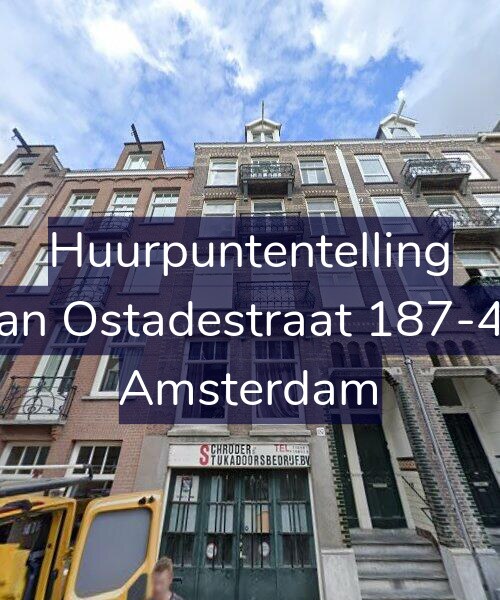 Foto gevel Huurpuntentelling voor Van Ostadestraat 187-4A, Amsterdam