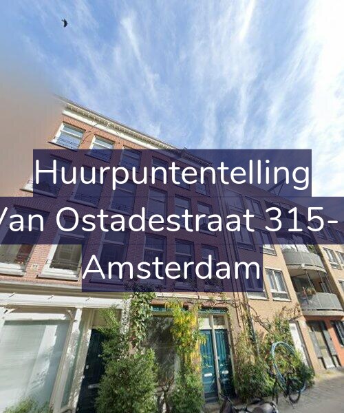 Foto gevel Huurpuntentelling voor Van Ostadestraat 315-1, Amsterdam