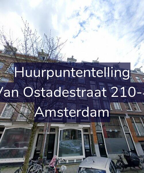 Foto gevel Huurpuntentelling voor Van Ostadestraat 210-4, Amsterdam