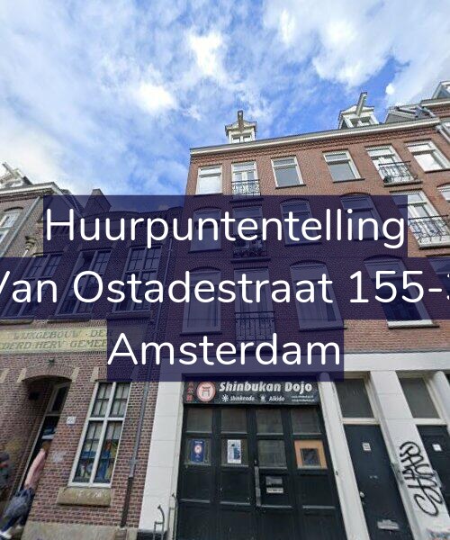 Foto gevel Huurpuntentelling voor Van Ostadestraat 155-3, Amsterdam