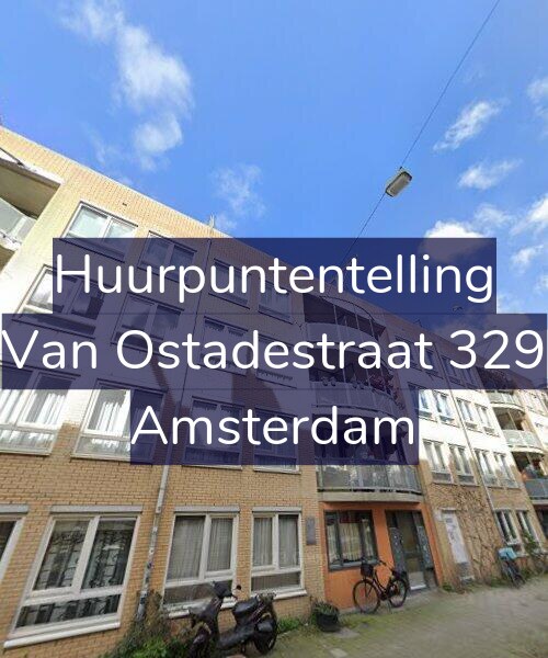 Foto gevel Huurpuntentelling voor Van Ostadestraat 329, Amsterdam