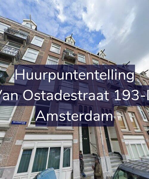 Foto gevel Huurpuntentelling voor Van Ostadestraat 193-D, Amsterdam
