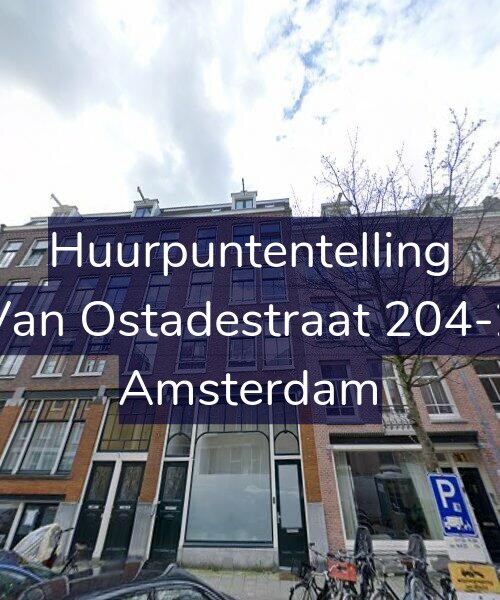 Foto gevel Huurpuntentelling voor Van Ostadestraat 204-2, Amsterdam