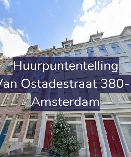 Foto gevel Huurpuntentelling voor Van Ostadestraat 380-1, Amsterdam
