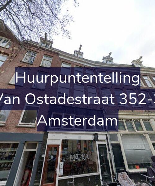 Foto gevel Huurpuntentelling voor Van Ostadestraat 352-3, Amsterdam