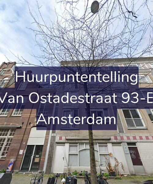 Foto gevel Huurpuntentelling voor Van Ostadestraat 93-B, Amsterdam