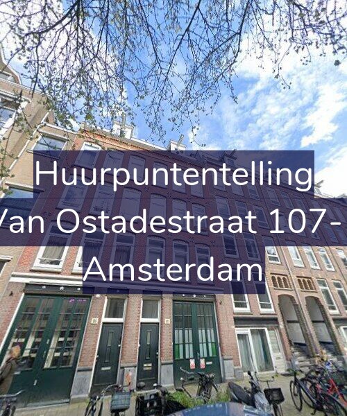 Foto gevel Huurpuntentelling voor Van Ostadestraat 107-1, Amsterdam