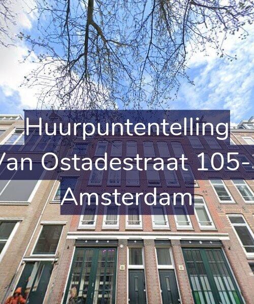 Foto gevel Huurpuntentelling voor Van Ostadestraat 105-3, Amsterdam