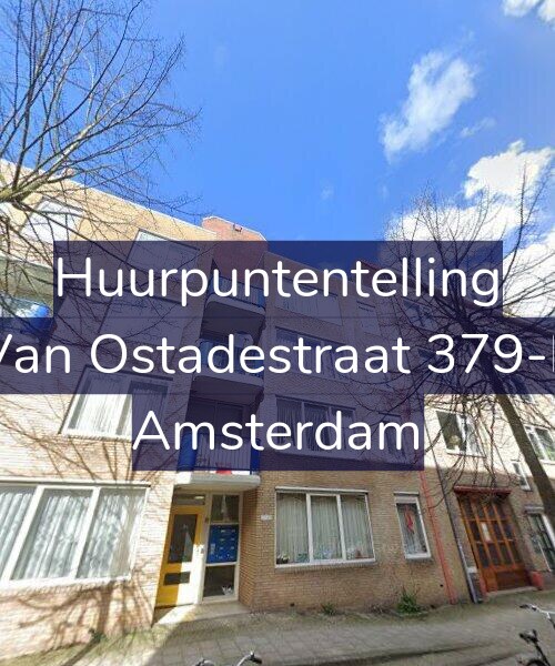 Foto gevel Huurpuntentelling voor Van Ostadestraat 379-E, Amsterdam