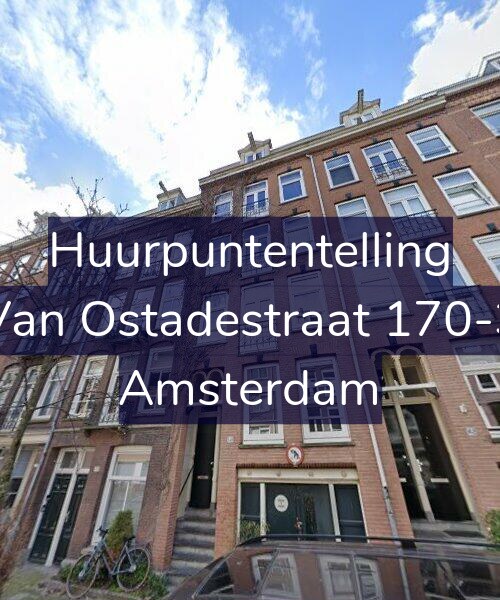 Foto gevel Huurpuntentelling voor Van Ostadestraat 170-3, Amsterdam