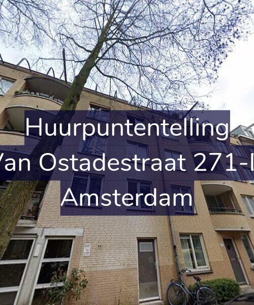Foto gevel Huurpuntentelling voor Van Ostadestraat 271-D, Amsterdam