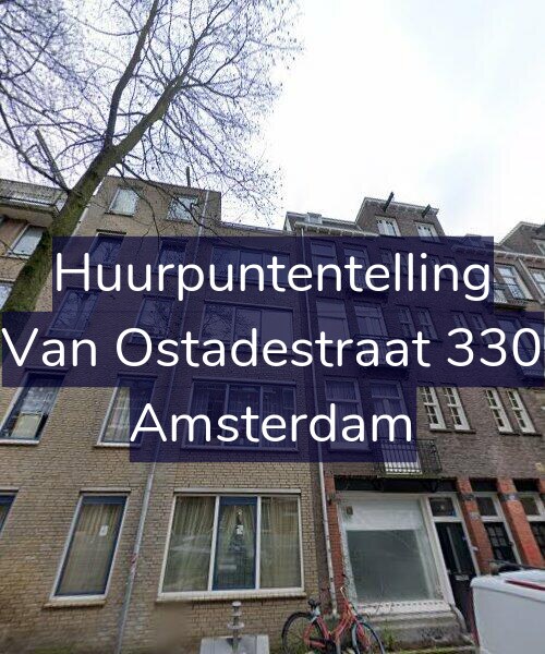 Foto gevel Huurpuntentelling voor Van Ostadestraat 330, Amsterdam