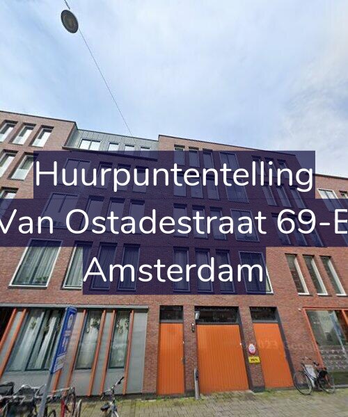 Foto gevel Huurpuntentelling voor Van Ostadestraat 69-B, Amsterdam