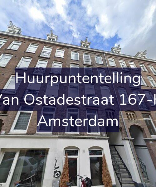Foto gevel Huurpuntentelling voor Van Ostadestraat 167-H, Amsterdam