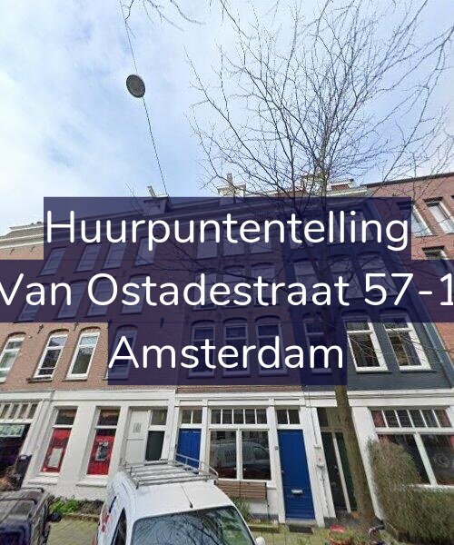 Foto gevel Huurpuntentelling voor Van Ostadestraat 57-1, Amsterdam